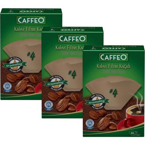 Caffeo 80Li Filtre Kahve Kağıdı 1X4 * 3 Adet