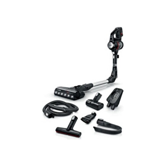 Bosch BCS711XTR Unlimited 7 Şarjlı Süpürge Siyah 0,35 L Toz Haznesi ile Güçlü Emiş Teknolojisi