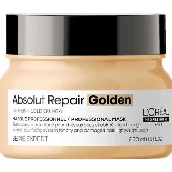 L'Oréal Professionnel L'oreal Professionnel Serie Expert Absolut Repair Yıpranmış Saçlar için Onarıcı Altın Maske 250 ml