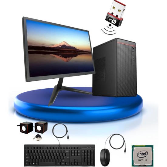 Dagmor BN2015015 Intel I3 2gen 8gb Ram 240GB SSD 22'' Ekran Full Set Masaüstü Bilgisayar