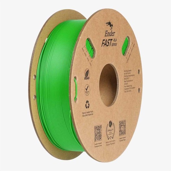 Creality Ender Fast PLA 1.75mm 1kg Green (YEŞİL) Filament
