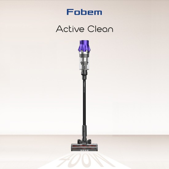 Fobem Active Clean Şarjlı Dikey Süpürge 400W Toz Algılama