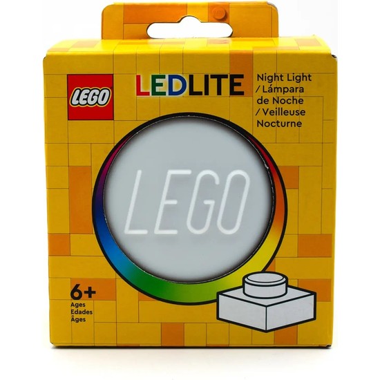 LEGO Gece ve Masa Lambası 1x1 Plaka Silikon Malzeme 6 Yaş ve Üstü İçin Eğlenceli Hediye
