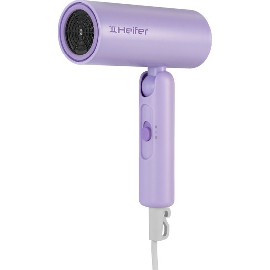 Heifer Mini Saç Kurutma Makinesi 800-1000W | 2 Kademeli Isı | Seyahat Tipi | Hafif & Kompakt