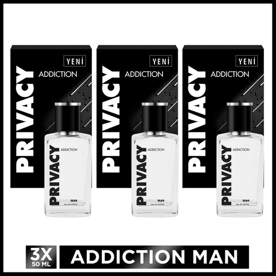 Privacy Man Addiction Erkek Edt Parfüm 3x50 Ml