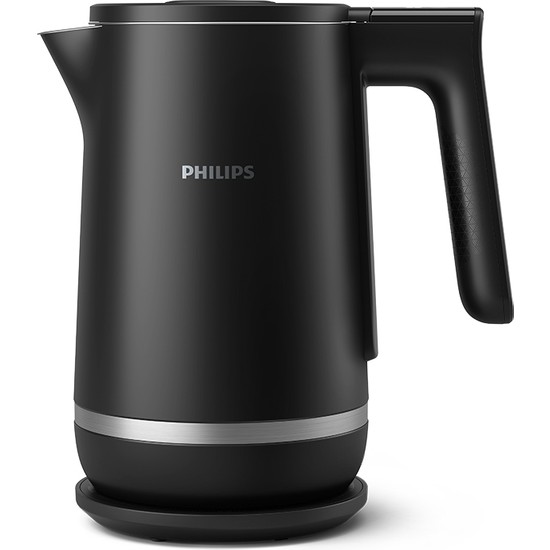 Philips 7000 Serisi Çift Yalıtımlı Su Isıtıcısı, 1,7 Lt Kapasite, Yaylı kapak, Hızlı kaynatma, Kolay Temizlik, HD9396/90