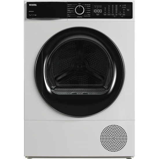 Vestel Km 87402 Wifi 8 kg Kurutma Makinesi E Enerji Sınıfı Isı Pompalı Teknoloji ile Gelişmiş Özellikler