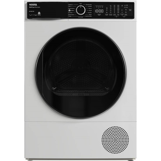 Vestel KMI 98402 WIFI 9 kg Kurutma Makinesi Isı Pompalı C Enerji Sınıfı Çocuk Kilidi Özellikli