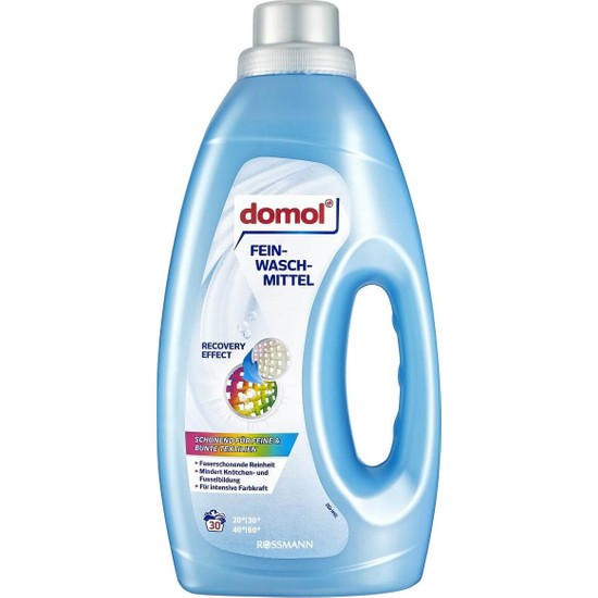 Domol Sıvı Çamaşır Makinesi Deterjanı 1500 ml Narın 30 Yıkama Beyazlar İçin Özel Formül