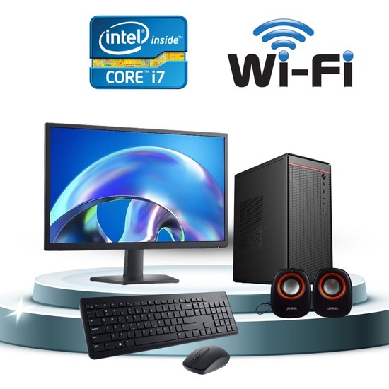 Dagmor BN2015100 H61 Anakart Intel I7 2 8gb Ram 120GB SSD 18.5' Monitör Wifi Kablosuz Set