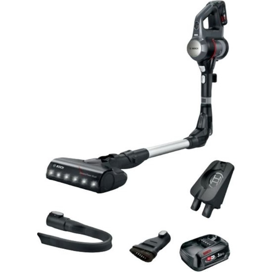 Bosch Unlimited 7 BCS712ATR Şarjlı Dikey Süpürge 0.3 lt Toz Haznesi ile Güçlü Temizlik