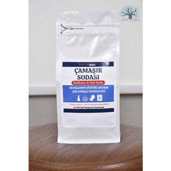 Naturrio Sodyum Karbonat 1400 gr Çamaşır Sodası – Doğal Temizlik, Leke Giderici & Beyazlatıcı