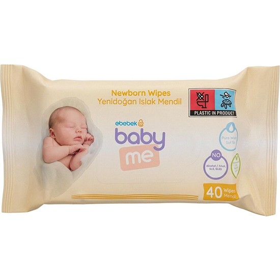 Baby Me Yenidogan Islak Mendil 40 Adet