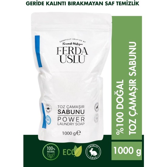 Fermente Mutfağım Doğal Toz Çamaşır Sabunu 1000 g