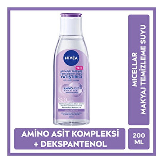 Nivea Micellar Makyaj Temizleme Suyu Yatıştırıcı Yüz-Göz-Dudak 4006000210353