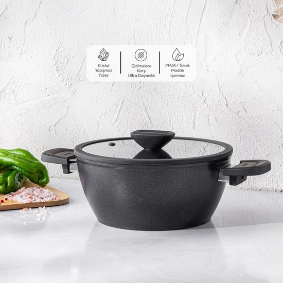 Emsan Diamente Derin Tencere 24 cm