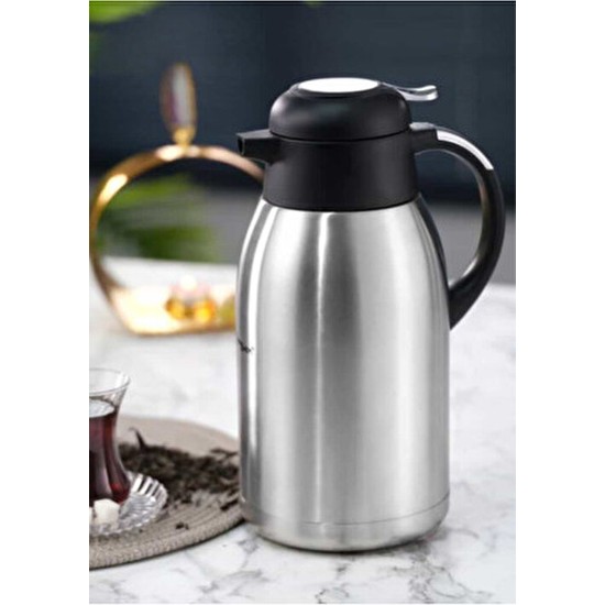 Penguen 1250XS Paslanmaz Çelik Çay Termosu 2.5 Litre | 12-24 Saat Soğuk, 8-12 Saat Sıcak | Paslanmaz Çelik