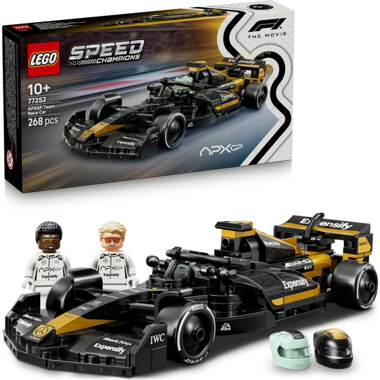LEGO ® Speed F1® Filminden APXGP Team Yarış Arabası 77252 - 10+ Yaş için Minifigür İçeren Oyuncak Yapım Seti (268 Parça)