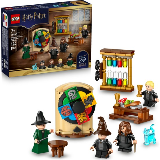 LEGO ® Harry Potter™ Hogwarts™ Şatosu: Seçmen Şapka Töreni 76460 - 7+ için Minifigür İçeren Yaratıcı Oyuncak Yapım Seti (124P)