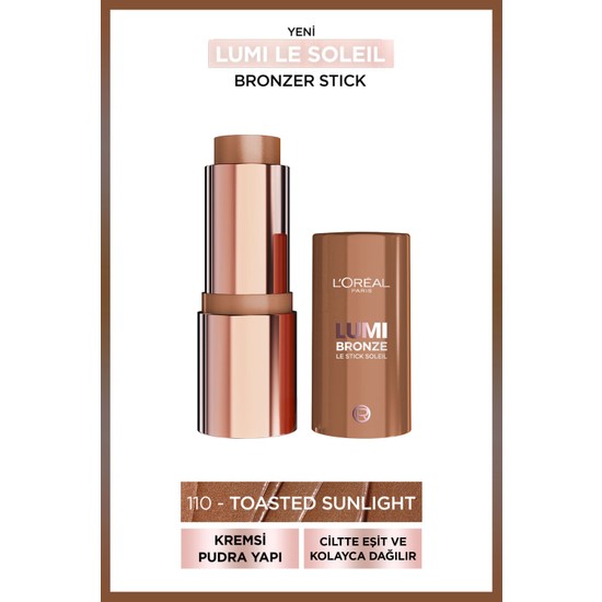 L'oréal Paris Lumi Bronzlaştırıcı Stick - 110 Toasted Sunlight