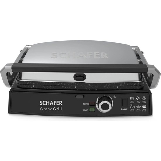 Schafer Grand Grill Tost ve Izgara Makinesi – Inox