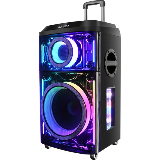 Onvo OVPS200H Taşınabilir Karaoke Bluetooth Hoparlör 200W