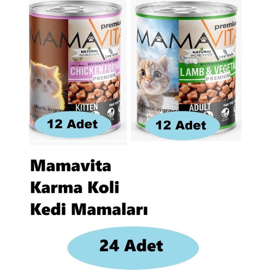 Mamavita Karma Koli Kedi Mamaları 24'lü 02