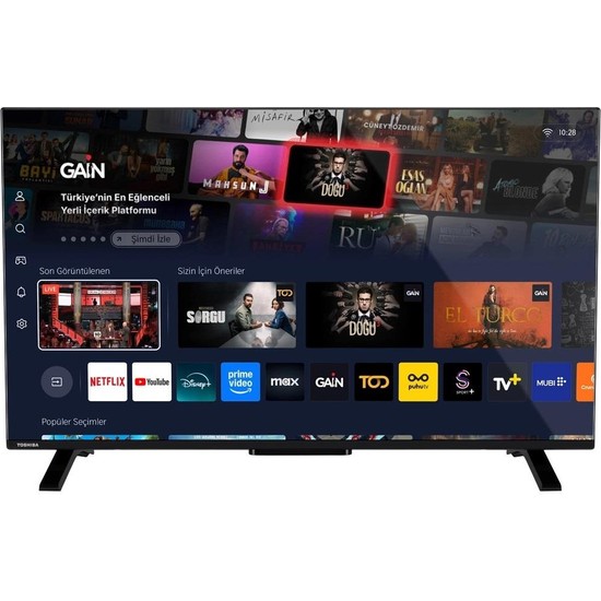 Toshiba 43UV1563DT 43" 109 Ekran Uydu Alıcılı 4K Ultra HD Smart LED TV