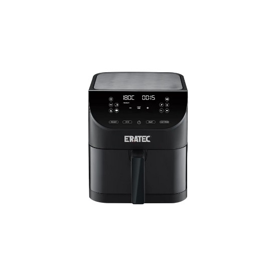 Eratec Airfryer XXL 5.5L Sıcak Hava Fritözü 1500W - Siyah Tek Hazne İle LED Ekranlı