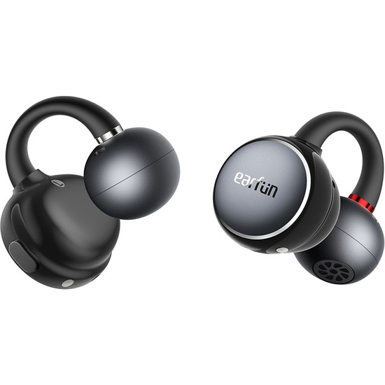 Earfun Clip Open Ear Adaptif Konforlu Kulaklık - Bluetooth 6.0 - 40 Saat Oynatma Süresi - IP55 - Gümüş Gri (EarFun Türkiye Garantili)