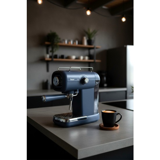 Fressi FR-EM2214 Urban Espresso Makinesi 0,7l 20 Bar Güç ile Americano İçecek Hazırlama