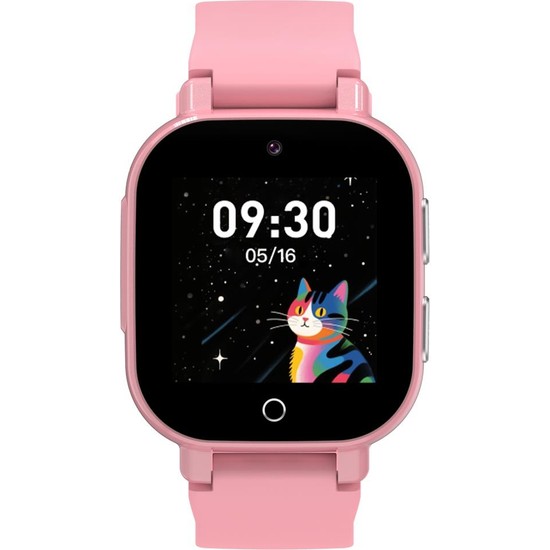Bilicra Mini Yapay Zeka Destekli Akıllı Çocuk Saati 1,4 inç Ekran Pembe Renkli GPS Özellikli