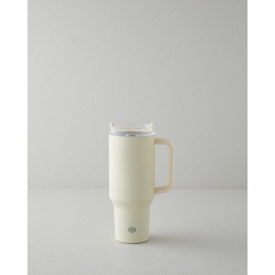 English Home Good Mood New Etna Çelik Termos 900 ml Krem