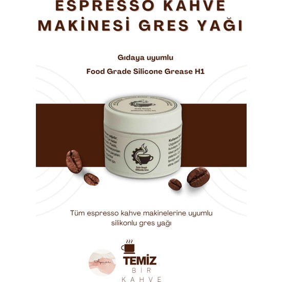 Philips Lattego EP5547 EP3246 EP2231 Ep 2220 Tüm Ep Serisi Kahve Makinelerine Uygun 20G Gres Yağı