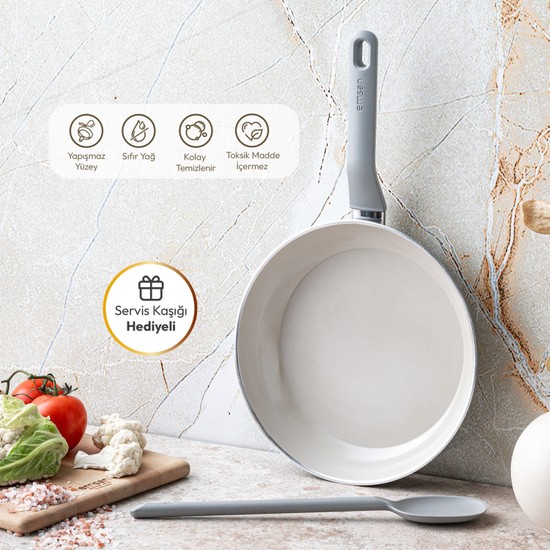 Emsan Swiss Cyrstal Rs Tava Gri 26 cm