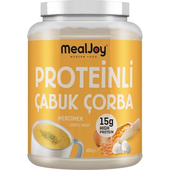 Mealjoy Proteinli Çabuk Çorba Mercimek 465g