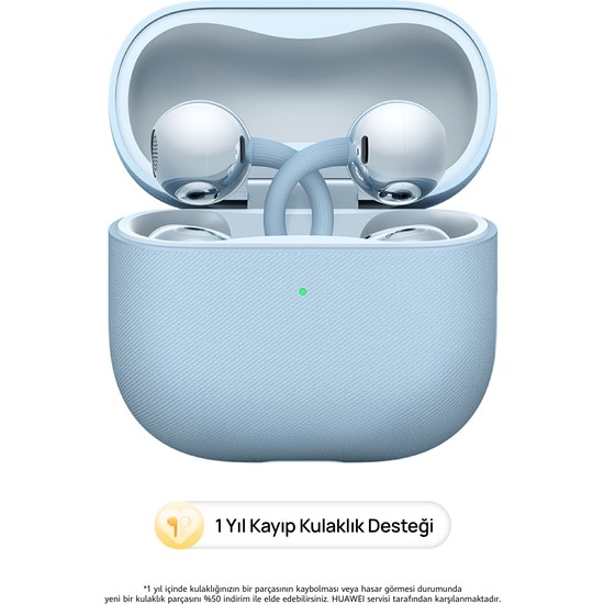HUAWEI Freeclip 2, açık kulak tasarımlı bluetooth kulaklık, Hafif Tasarımla Gün Boyu Rahat Kullanım, 38 Saate Varan Pil Ömrü, (HUAWEI Türkiye Garantili), Mavi