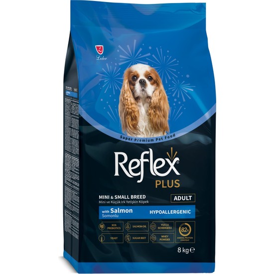 Reflex Plus Mini ve Küçük Irklar için Somonlu Hipoalerjenik Yetişkin Köpek Maması 8 kg