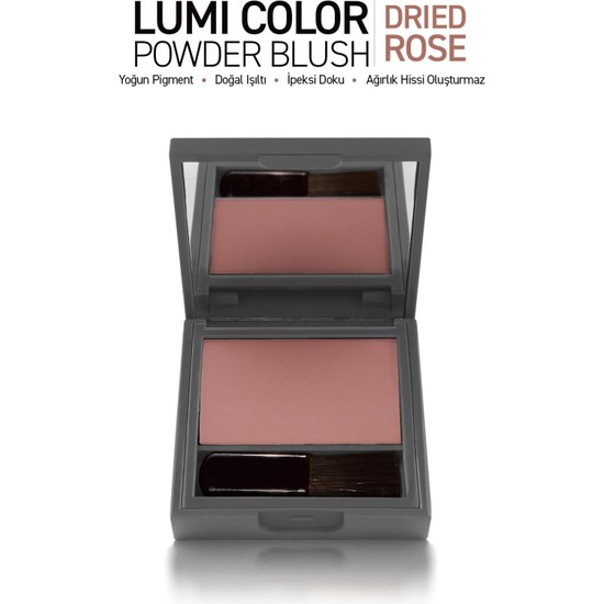Alix Avien Yoğun Pigmentli Ultra Ince Ipeksi Dokulu Pudra Allık - Lumi Color Powder Blush 153 Dried Rose