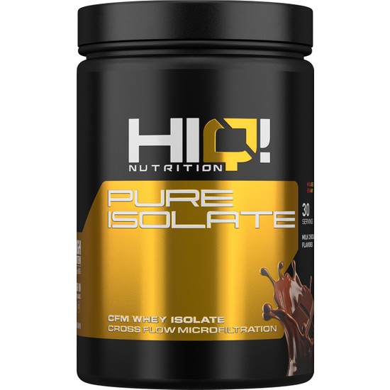HIQ Nutrition Isolate 900 gr Milk Chocolate Flavored
