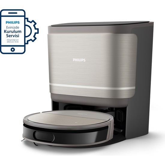 Philips XU9100/10 Homerun 9000 Serisi Islak Temizlik Yapabilen Robot Süpürge (Philips Türkiye Garantili)