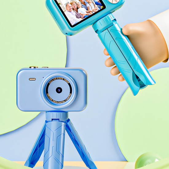 Idragon® Çocuk Mini Dijital Fotoğraf Makinesi 1080P HD Video Kaydedici Oyun ve MP3 Çalar