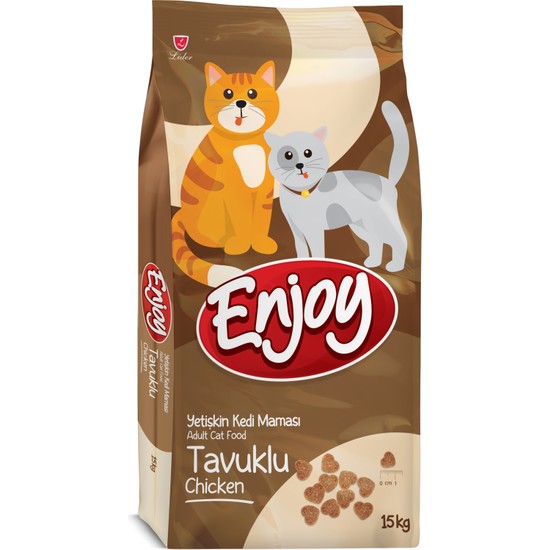 Enjoy Yetişkin Kediler için Tavuklu Tam ve Dengeli Kedi Maması 15 Kg