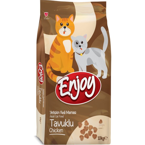 Enjoy Tavuklu Kedi Maması 10 Kg
