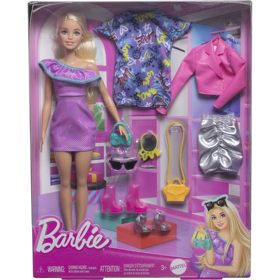 Barbie Moda Bebek, Kıyafetleri ve Akseasuarları HYT61