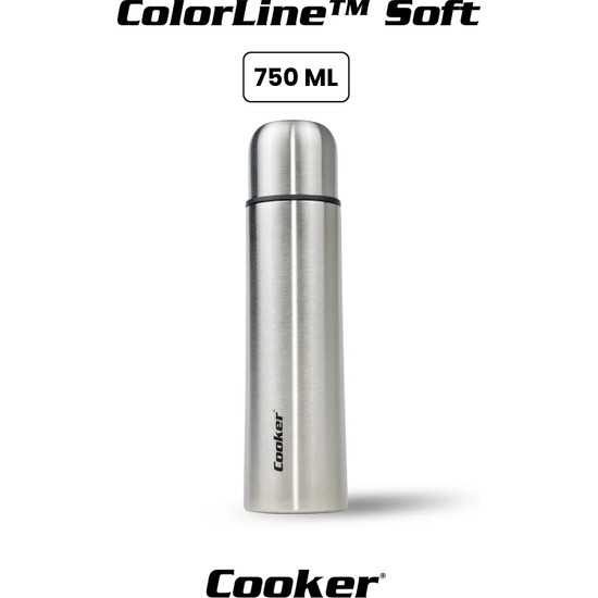 Cooker ColorLine Soft 750 ml Paslanmaz Çelik Termos CKR2108
