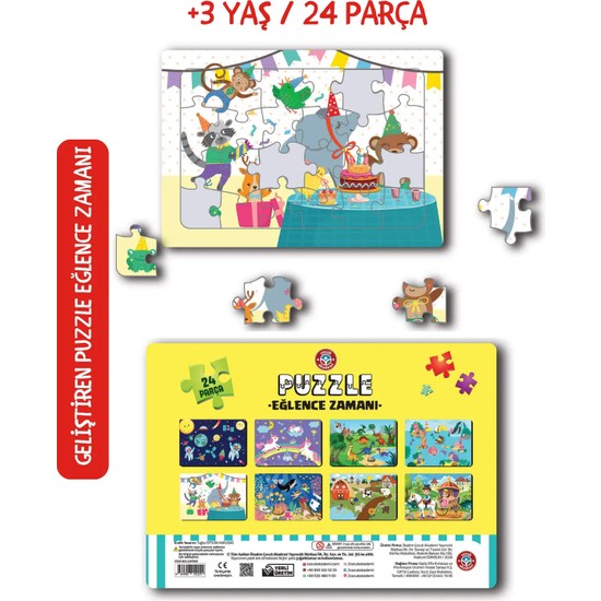Çocuk Akademi Puzzle Eğlence Zamanı