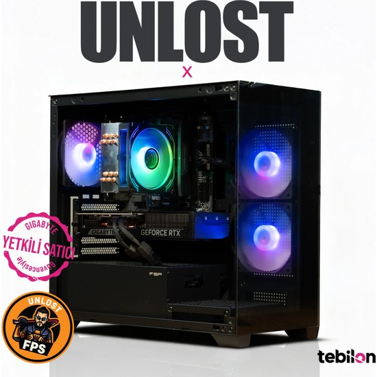 Tebilon UNLOST X-Amd Ryzen 7600-GIGABYTE B840M H-GIGABYTE GeForce RTX 5070 12GB-16GB-1TB Ssd-Oem Paket