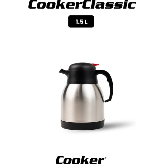 Cooker Classic 1.5 Litre Paslanmaz Çelik Termos CKR2004