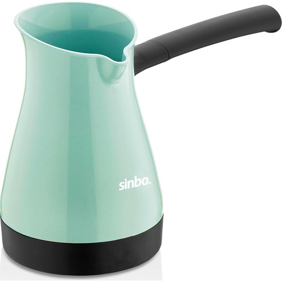 Sinbo SCM-2955 400 ml Kapasite Elektrikli Cezve Turkuaz Renk ve Pratik Özellikler